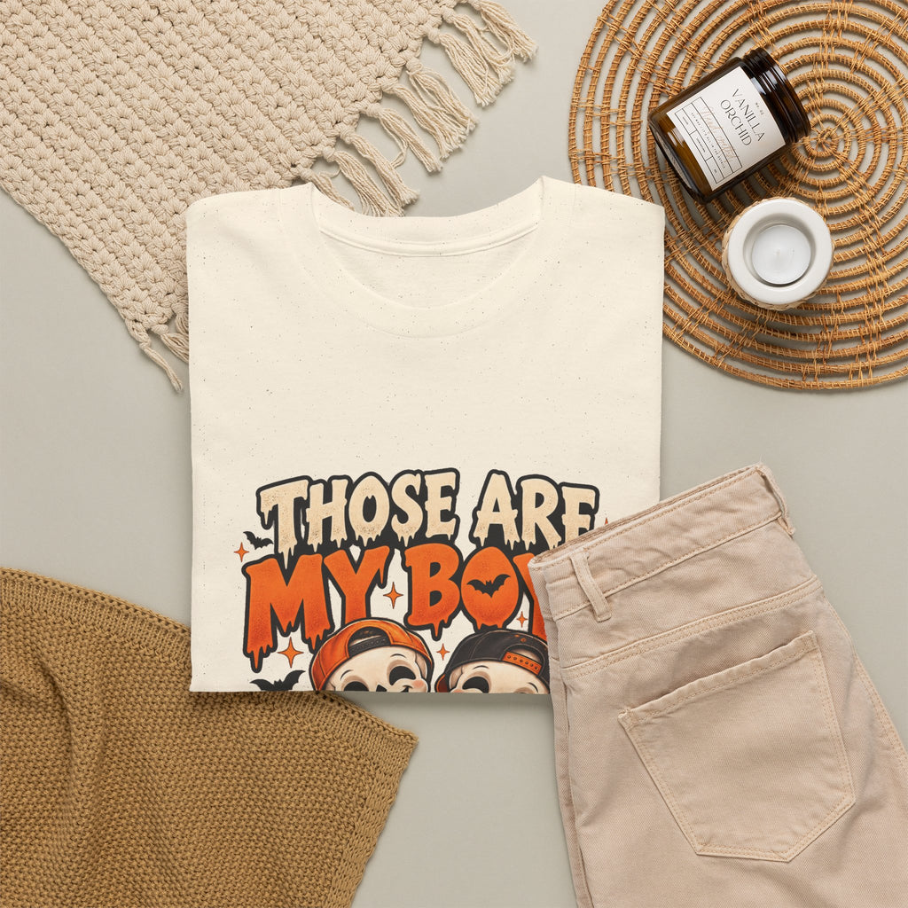 Those Are My Boys Personalized Halloween Shirt – Two Custom Names