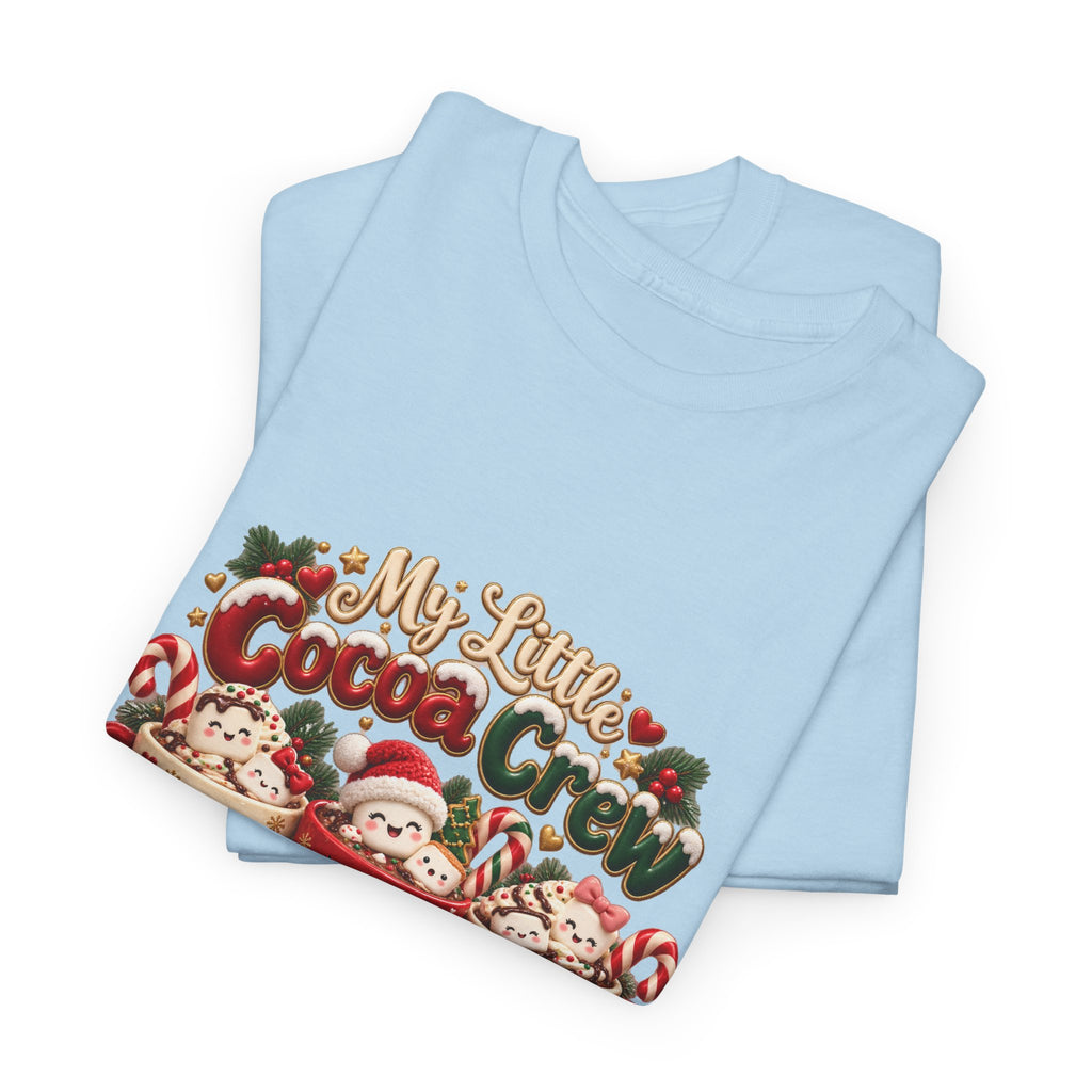 Personalized Christmas Cocoa Crew Shirt – Custom Kids Names Hot Chocolate Mom Tee