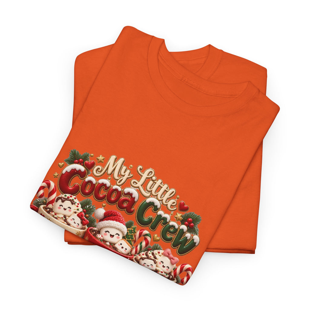 Personalized Christmas Cocoa Crew Shirt – Custom Kids Names Hot Chocolate Mom Tee
