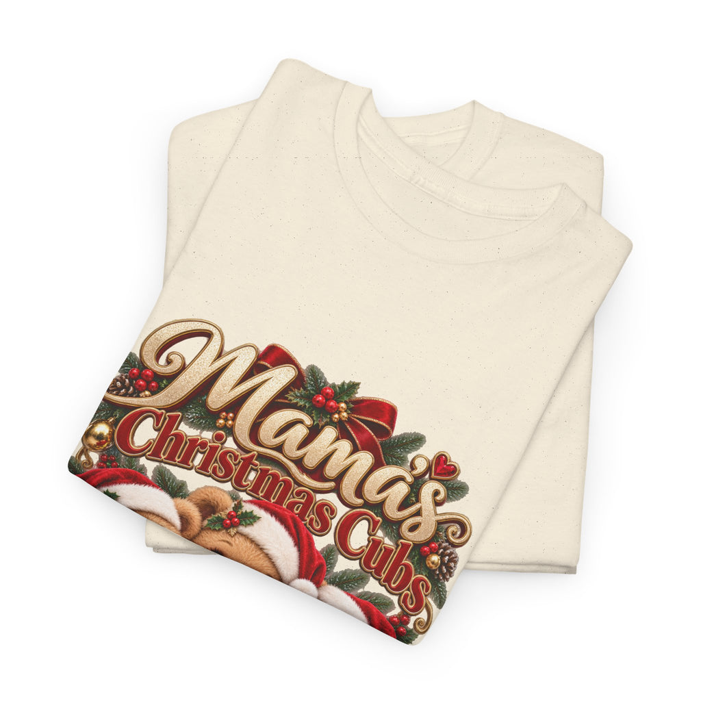 Mama’s Christmas Cubs Personalized Christmas Shirt – Custom Kids Names Teddy Bear Tee
