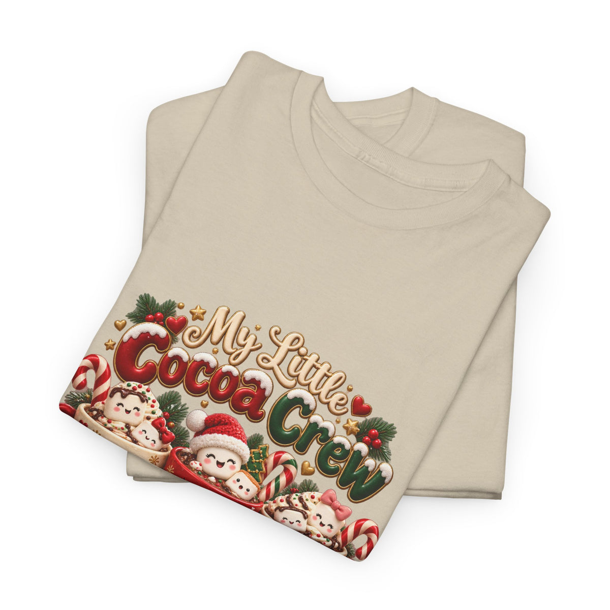 Personalized Christmas Cocoa Crew Shirt – Custom Kids Names Hot Chocolate Mom Tee