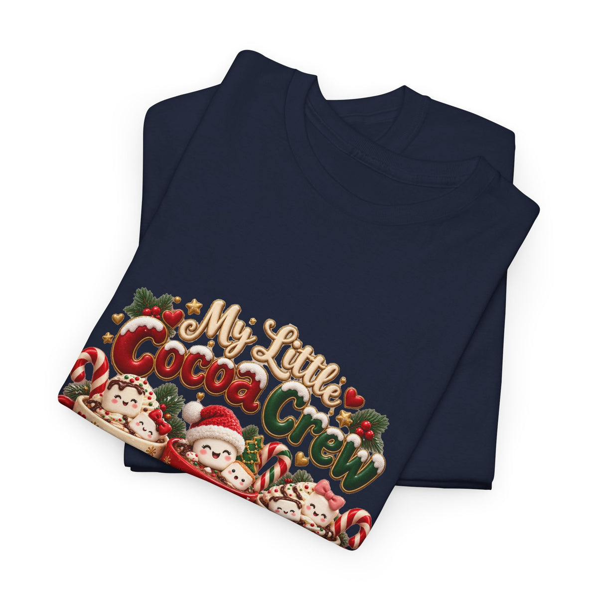 Personalized Christmas Cocoa Crew Shirt – Custom Kids Names Hot Chocolate Mom Tee