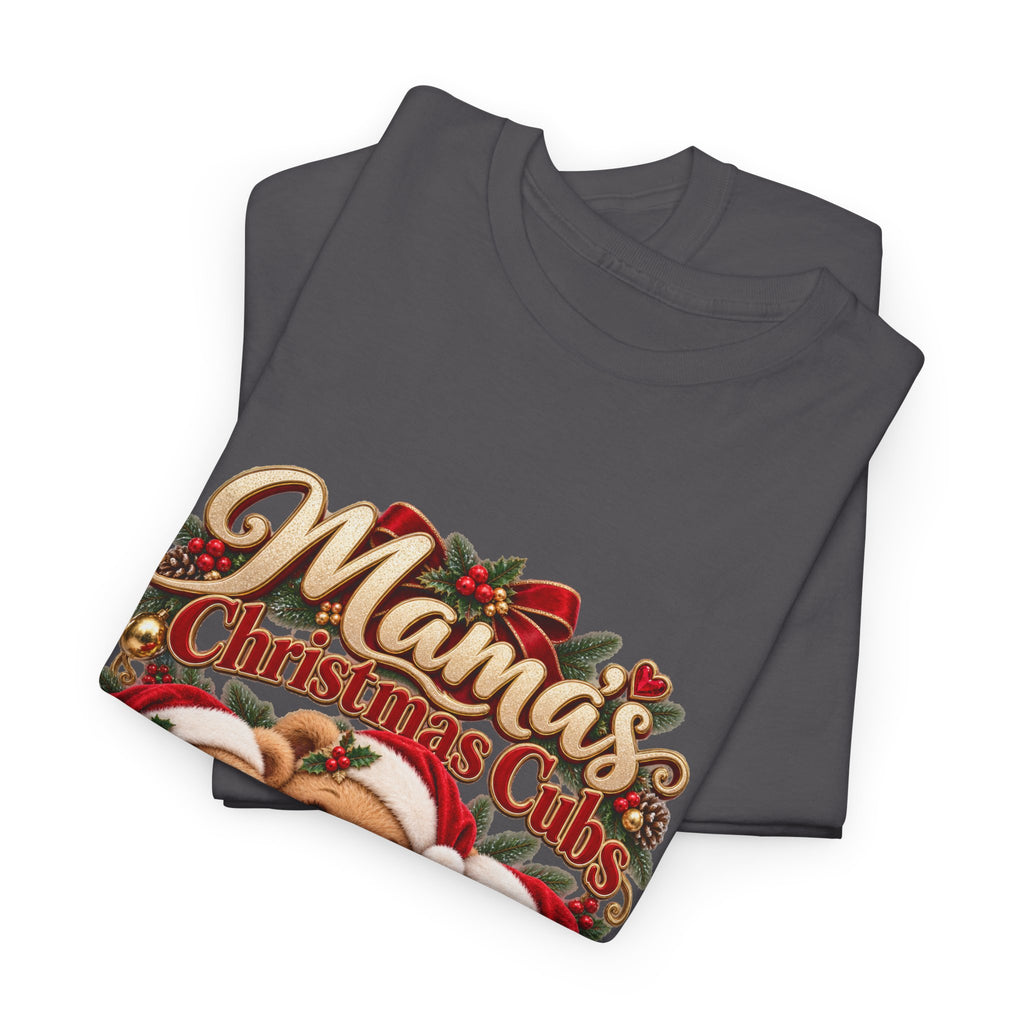 Mama’s Christmas Cubs Personalized Christmas Shirt – Custom Kids Names Teddy Bear Tee