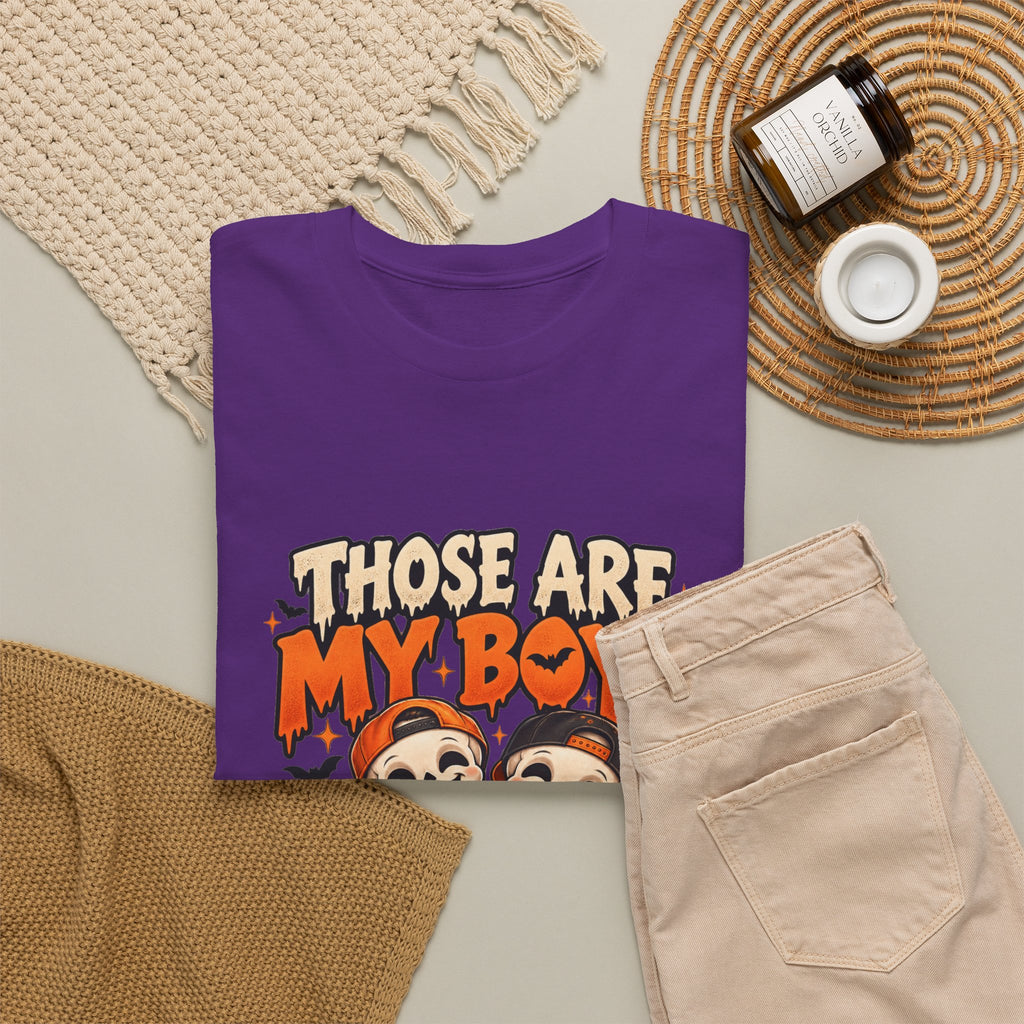 Those Are My Boys Personalized Halloween Shirt – Two Custom Names