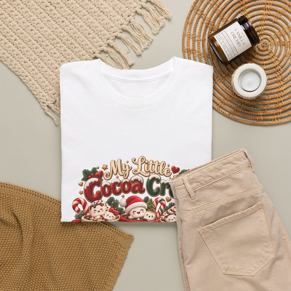Personalized Christmas Cocoa Crew Shirt – Custom Kids Names Hot Chocolate Mom Tee