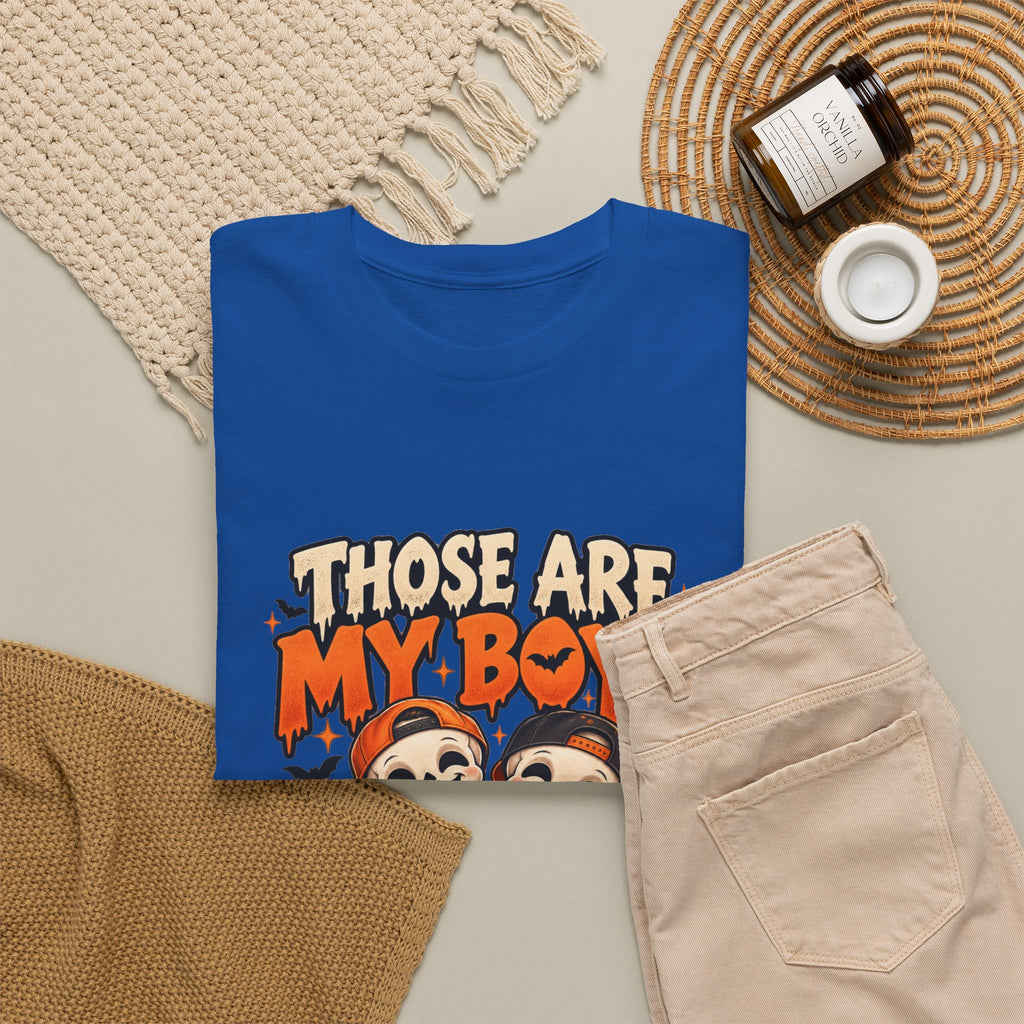 Those Are My Boys Personalized Halloween Shirt – Two Custom Names
