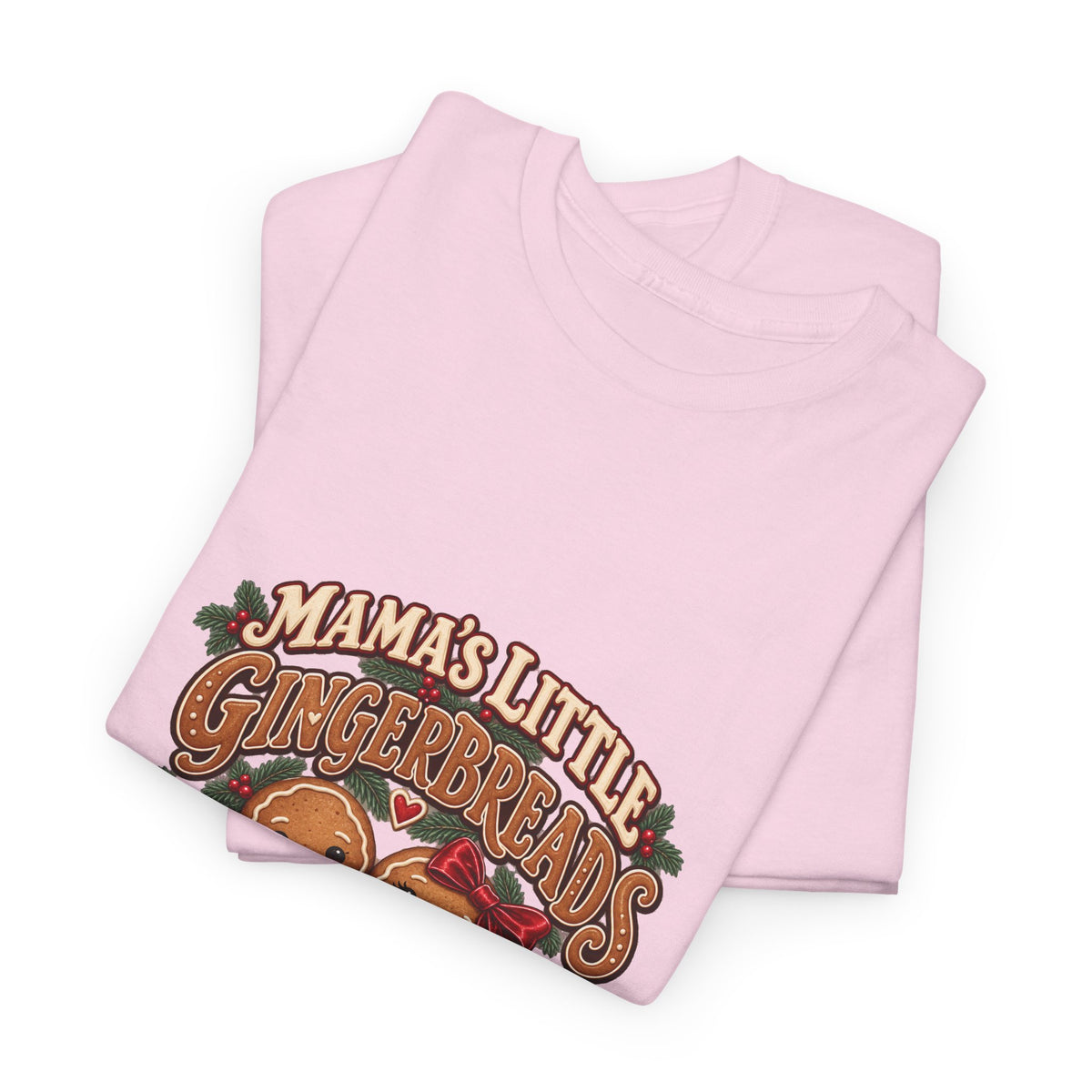 Mama’s Little Gingerbreads Personalized Christmas T-Shirt
