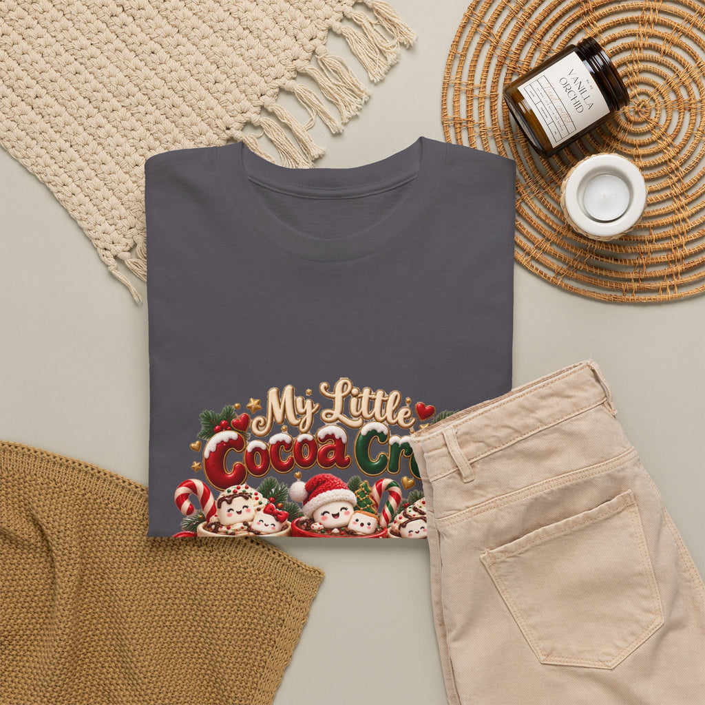 Personalized Christmas Cocoa Crew Shirt – Custom Kids Names Hot Chocolate Mom Tee