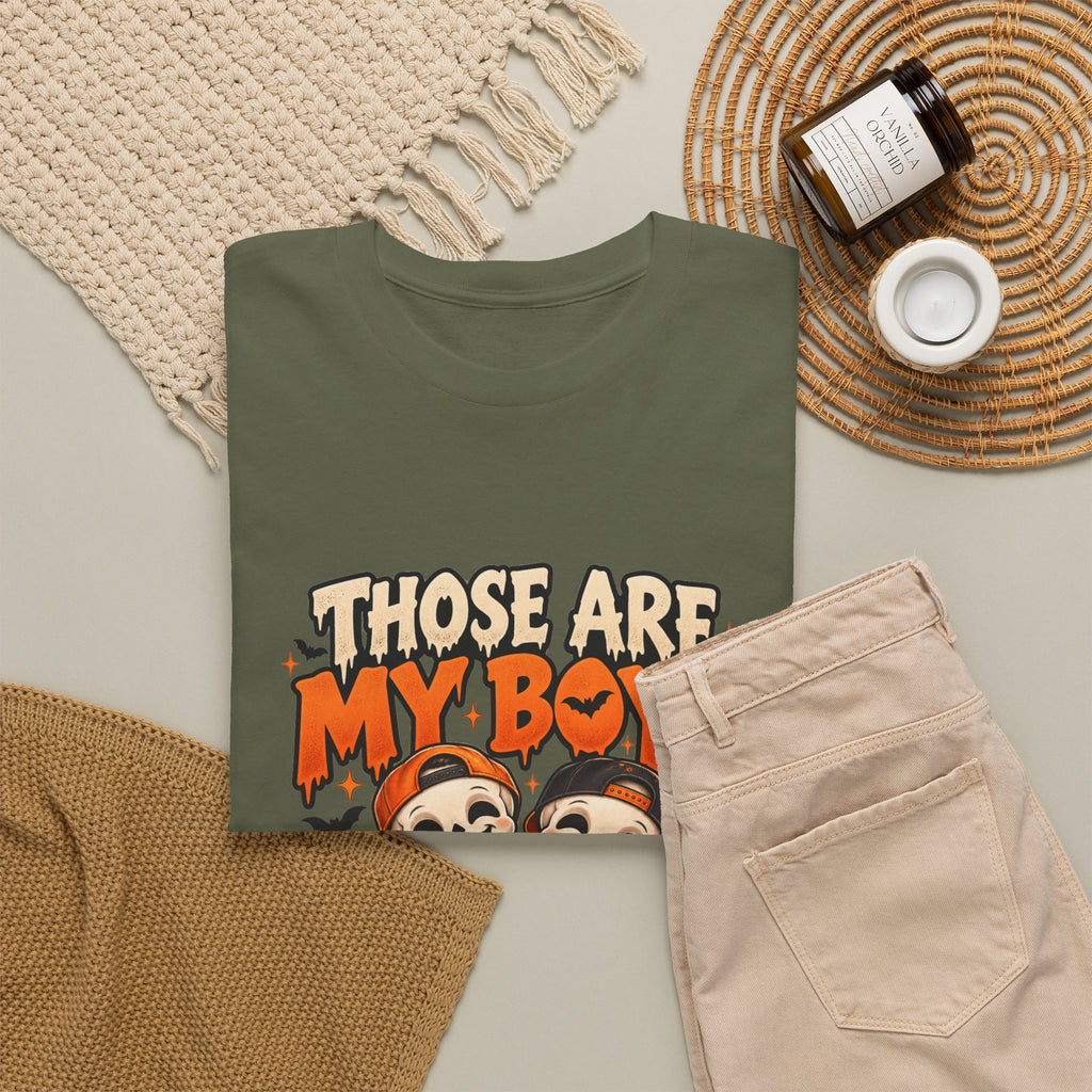 Those Are My Boys Personalized Halloween Shirt – Two Custom Names