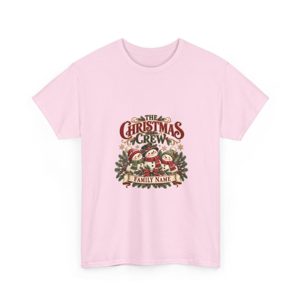 The Christmas Crew Personalized Christmas T-Shirt