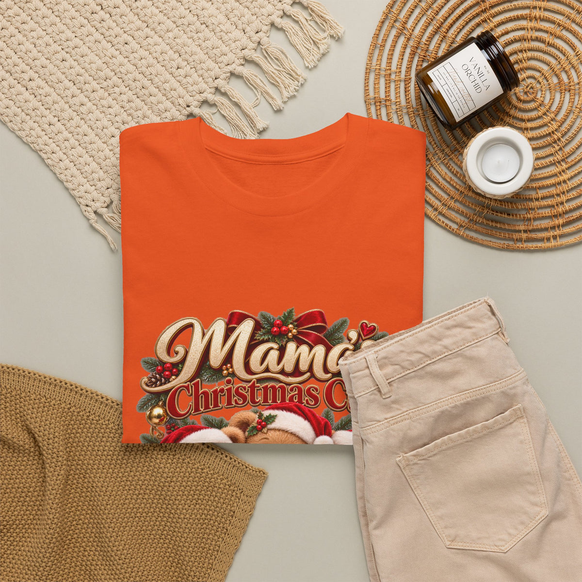 Mama’s Christmas Cubs Personalized Christmas Shirt – Custom Kids Names Teddy Bear Tee