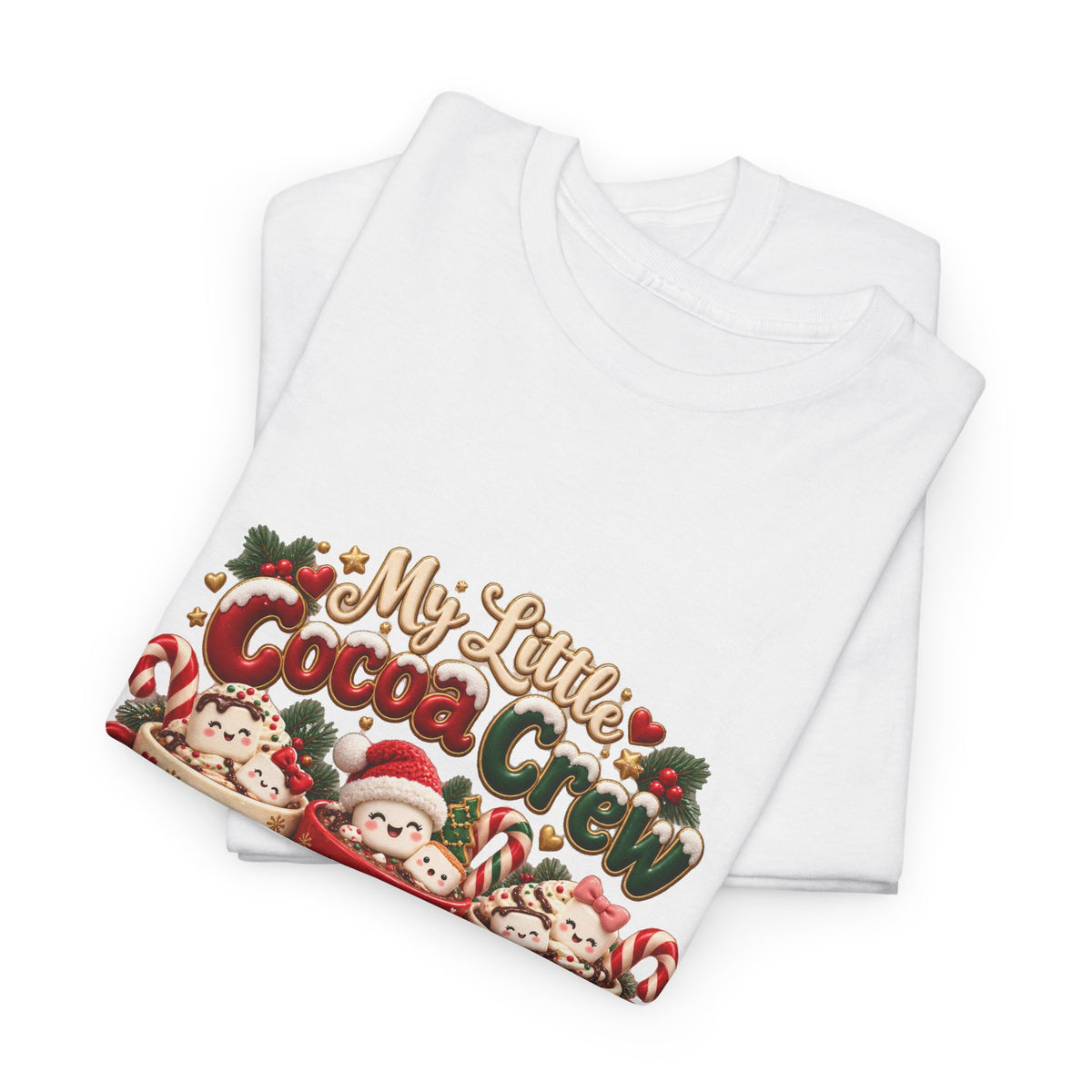 Personalized Christmas Cocoa Crew Shirt – Custom Kids Names Hot Chocolate Mom Tee