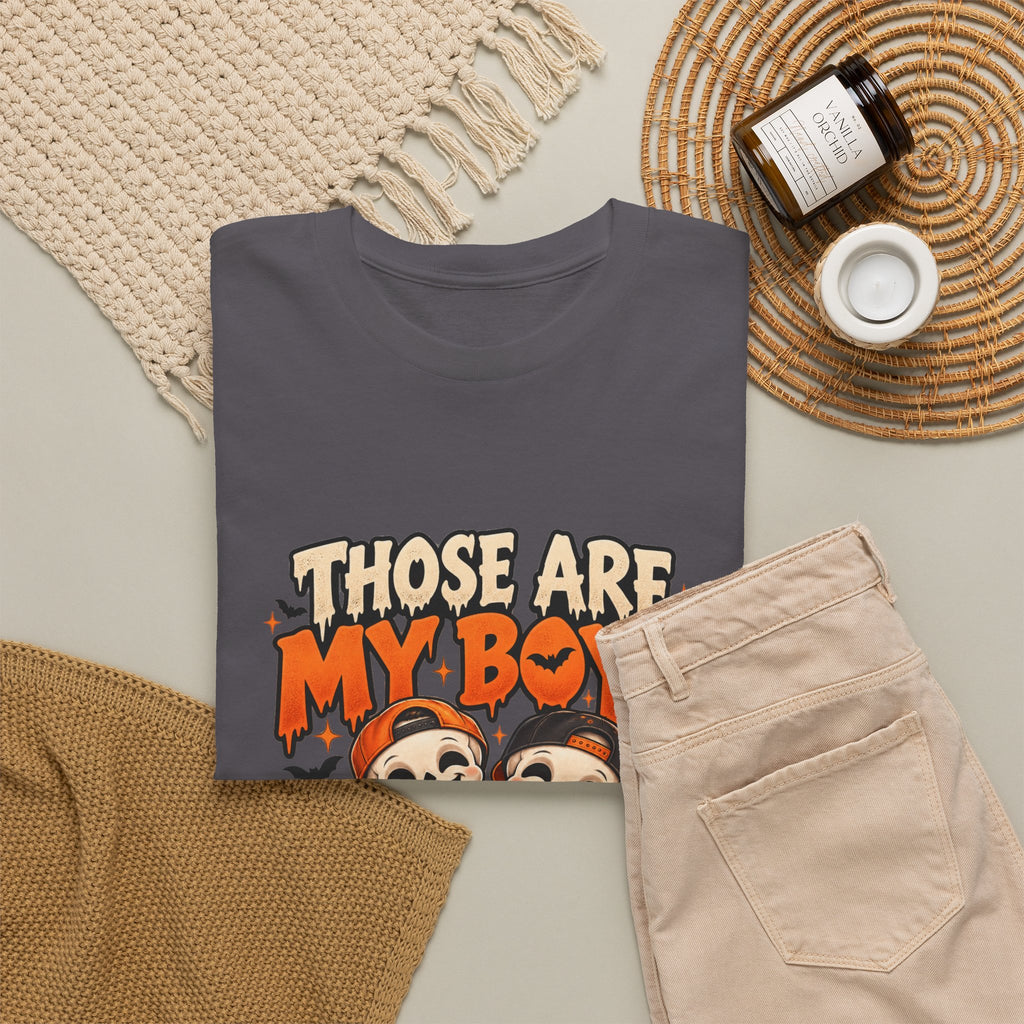 Those Are My Boys Personalized Halloween Shirt – Two Custom Names
