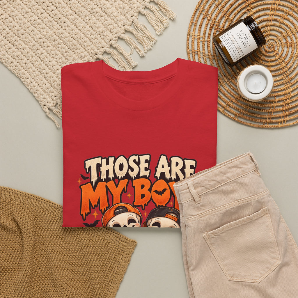 Those Are My Boys Personalized Halloween Shirt – Two Custom Names
