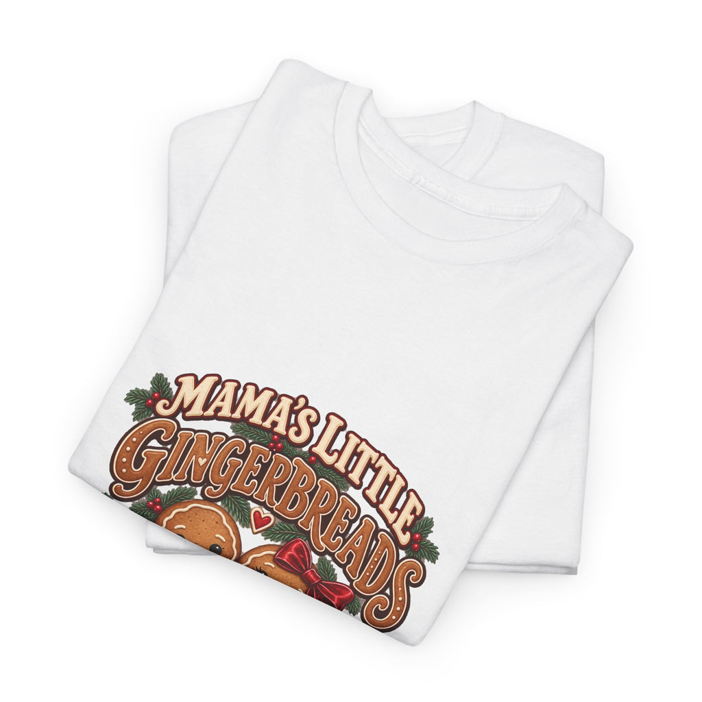 Mama’s Little Gingerbreads Personalized Christmas T-Shirt