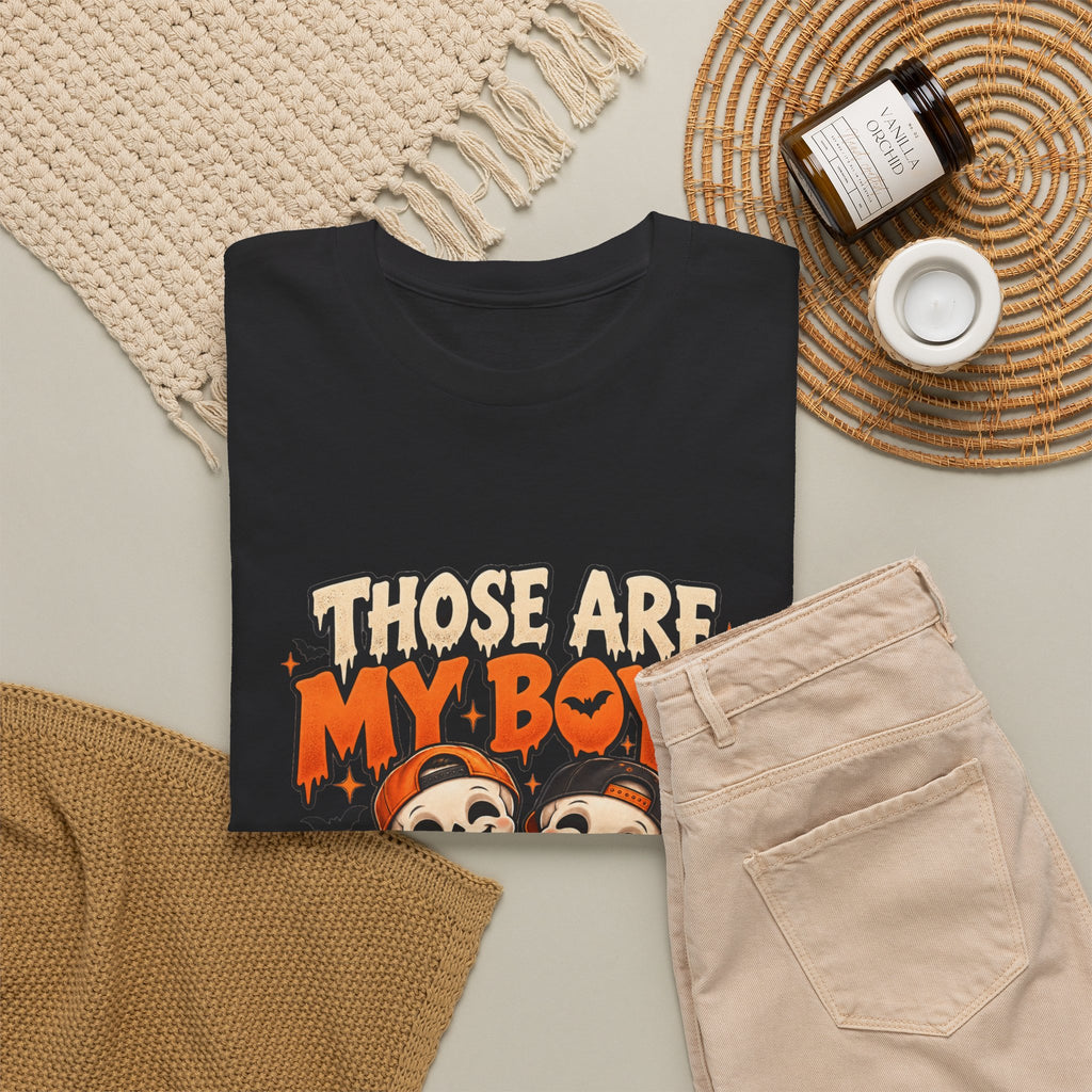 Those Are My Boys Personalized Halloween Shirt – Two Custom Names