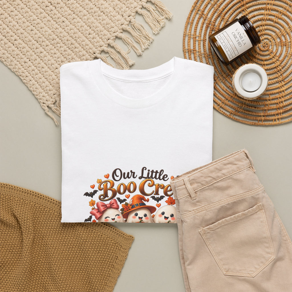 Personalized Boo Crew Halloween Shirt – Custom Kids Names Ghost Tee – Cute Mom Gift