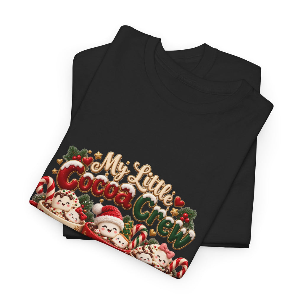Personalized Christmas Cocoa Crew Shirt – Custom Kids Names Hot Chocolate Mom Tee
