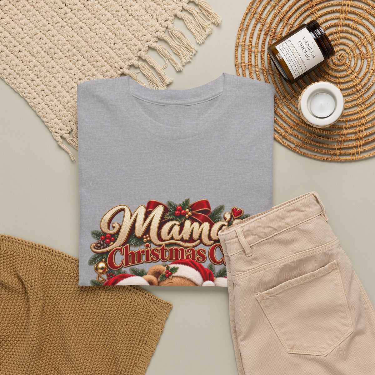 Mama’s Christmas Cubs Personalized Christmas Shirt – Custom Kids Names Teddy Bear Tee