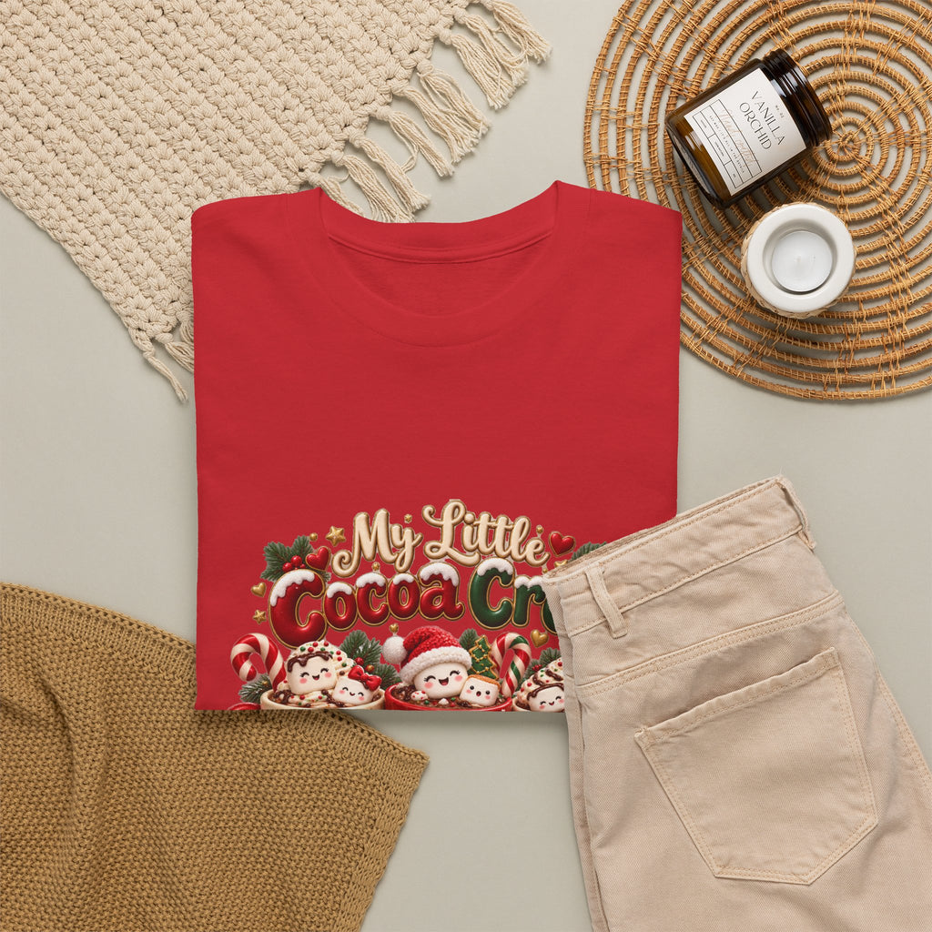 Personalized Christmas Cocoa Crew Shirt – Custom Kids Names Hot Chocolate Mom Tee