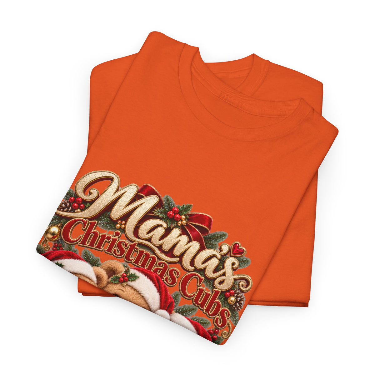 Mama’s Christmas Cubs Personalized Christmas Shirt – Custom Kids Names Teddy Bear Tee
