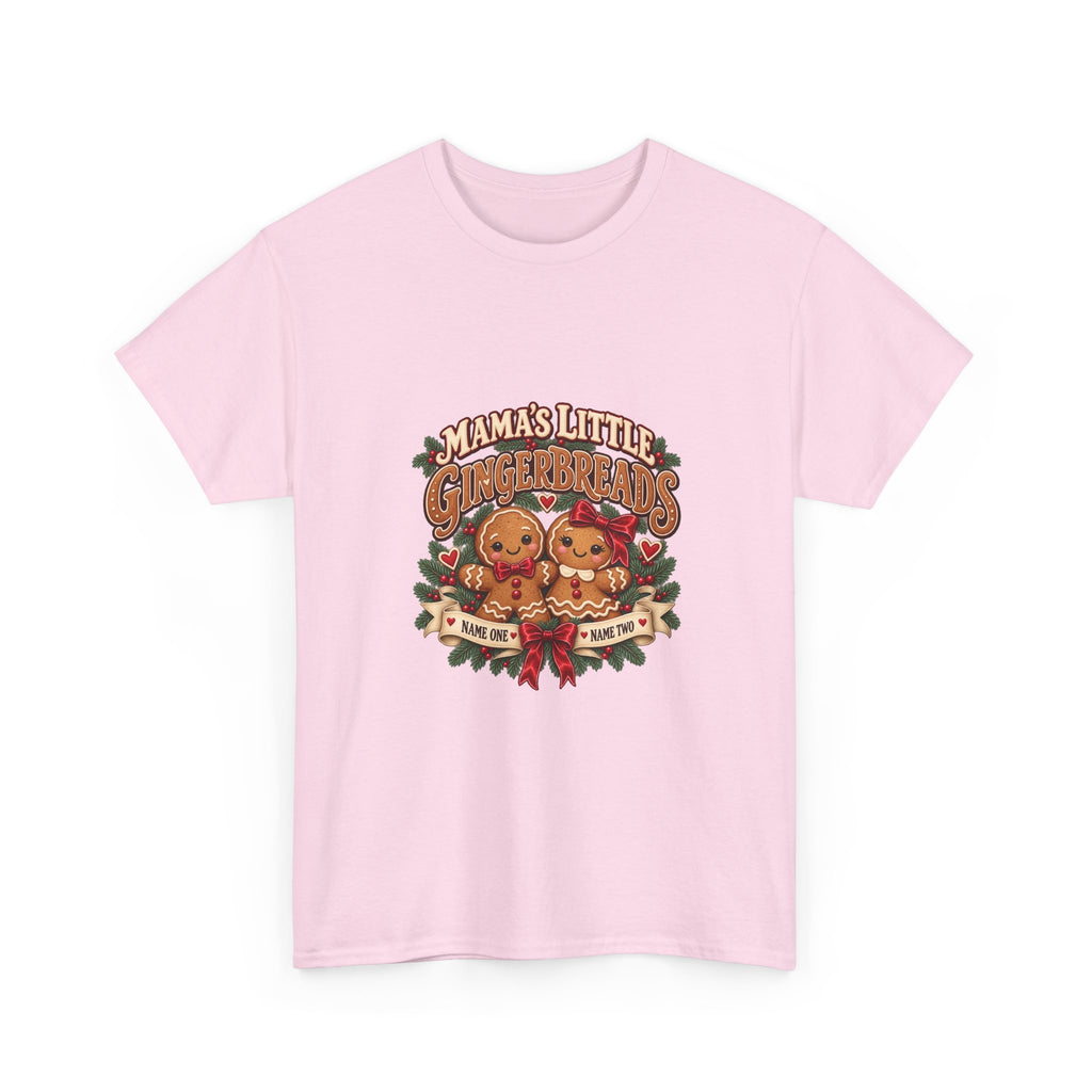 Mama’s Little Gingerbreads Personalized Christmas T-Shirt