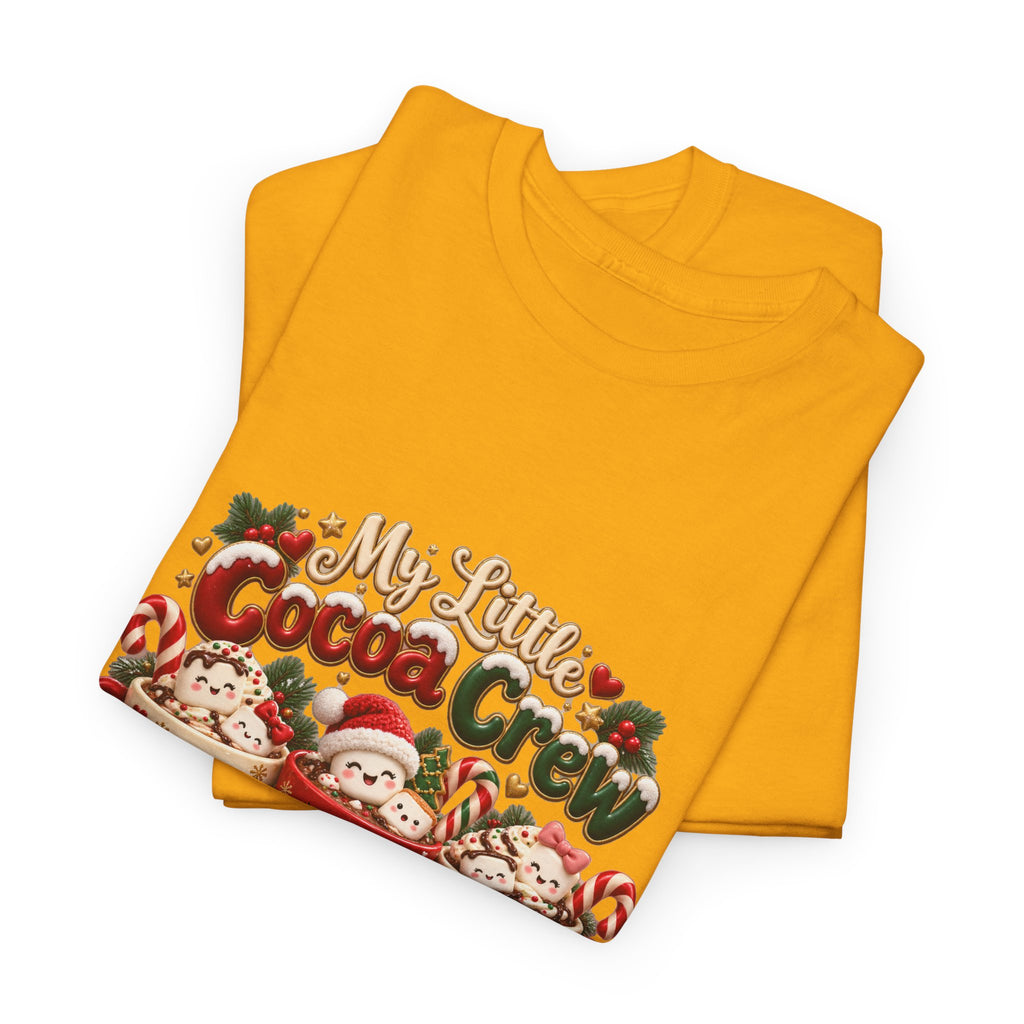 Personalized Christmas Cocoa Crew Shirt – Custom Kids Names Hot Chocolate Mom Tee
