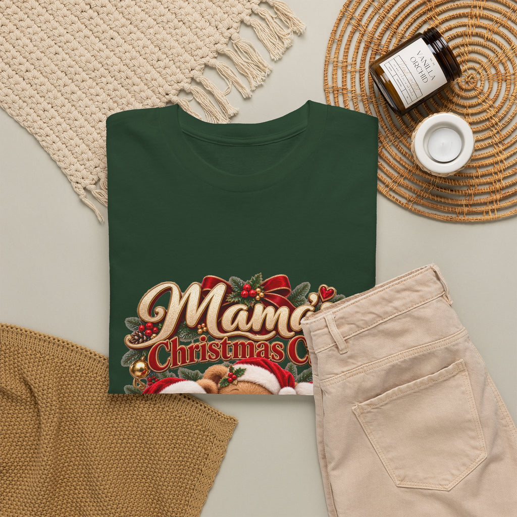 Mama’s Christmas Cubs Personalized Christmas Shirt – Custom Kids Names Teddy Bear Tee