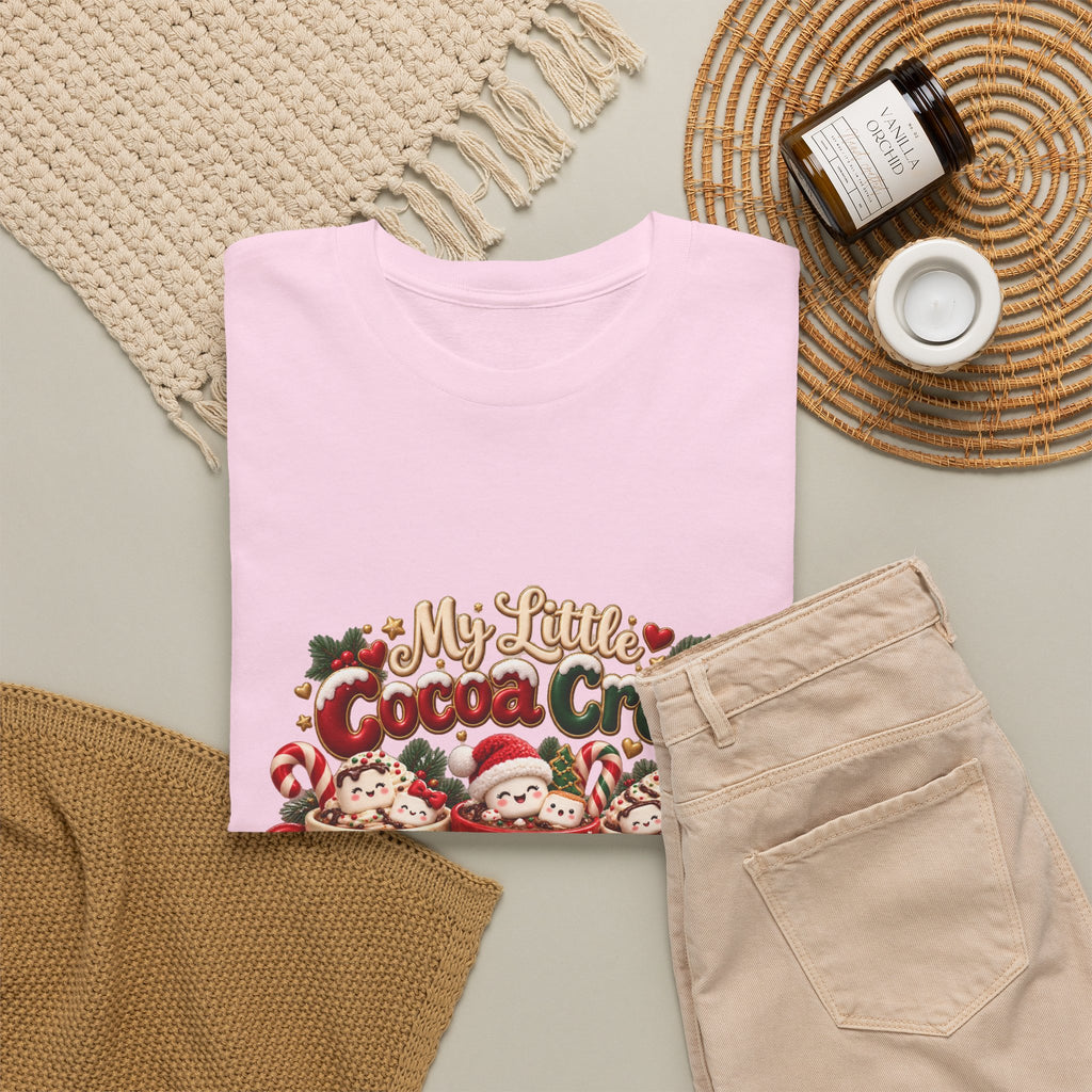 Personalized Christmas Cocoa Crew Shirt – Custom Kids Names Hot Chocolate Mom Tee