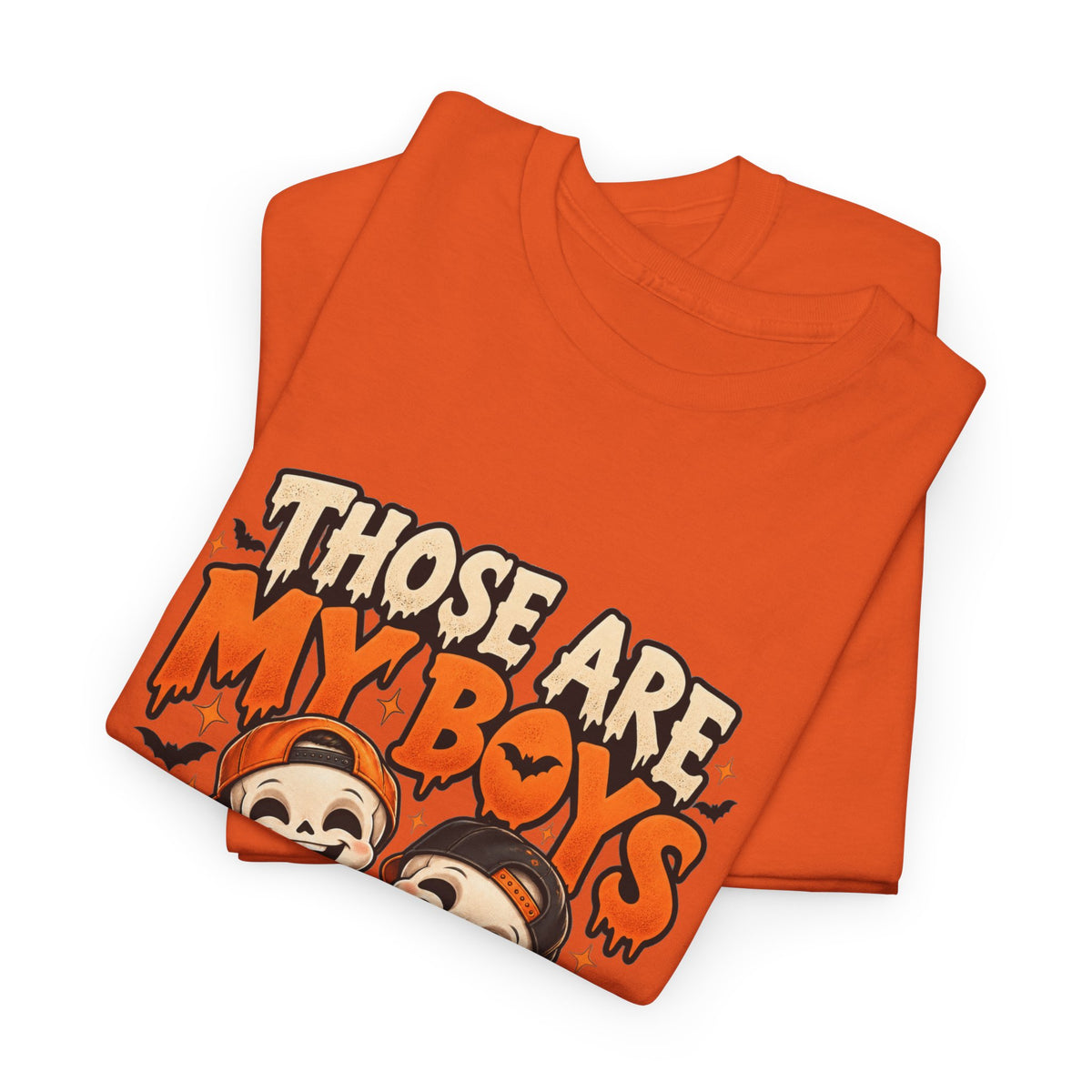 Those Are My Boys Personalized Halloween Shirt – Two Custom Names