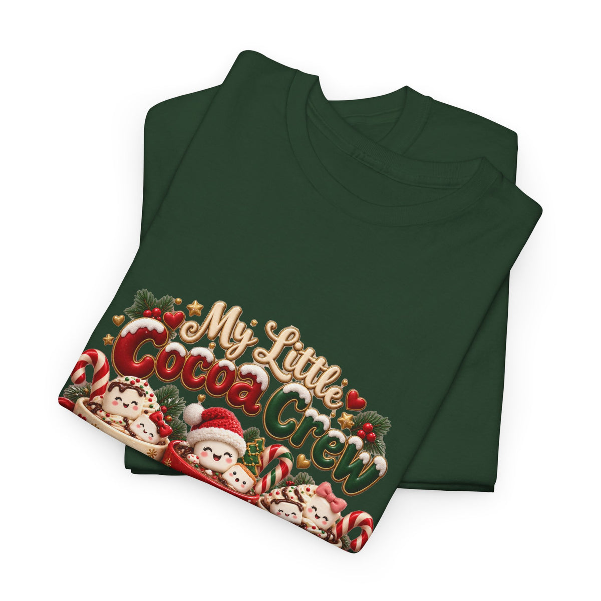 Personalized Christmas Cocoa Crew Shirt – Custom Kids Names Hot Chocolate Mom Tee
