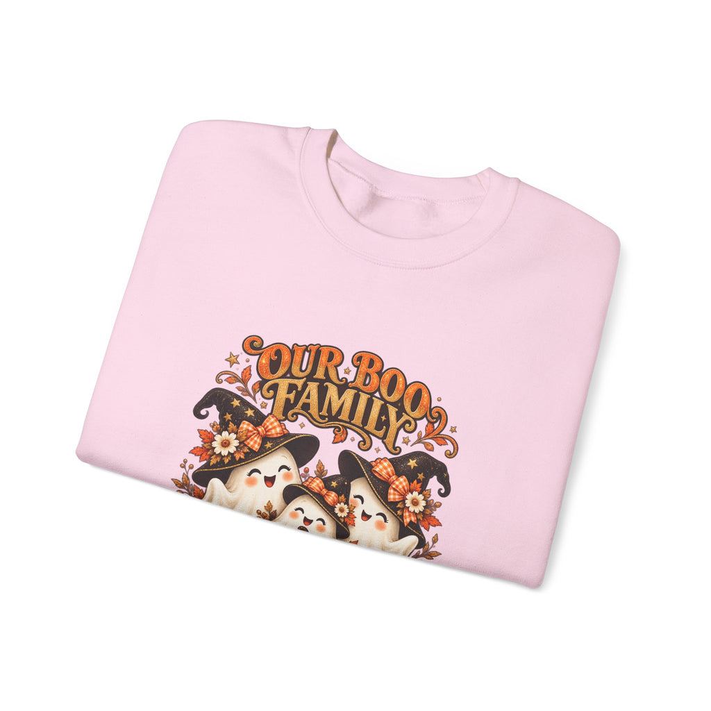 Our Boo Family Personalized Halloween Sweatshirt – Custom Family Name