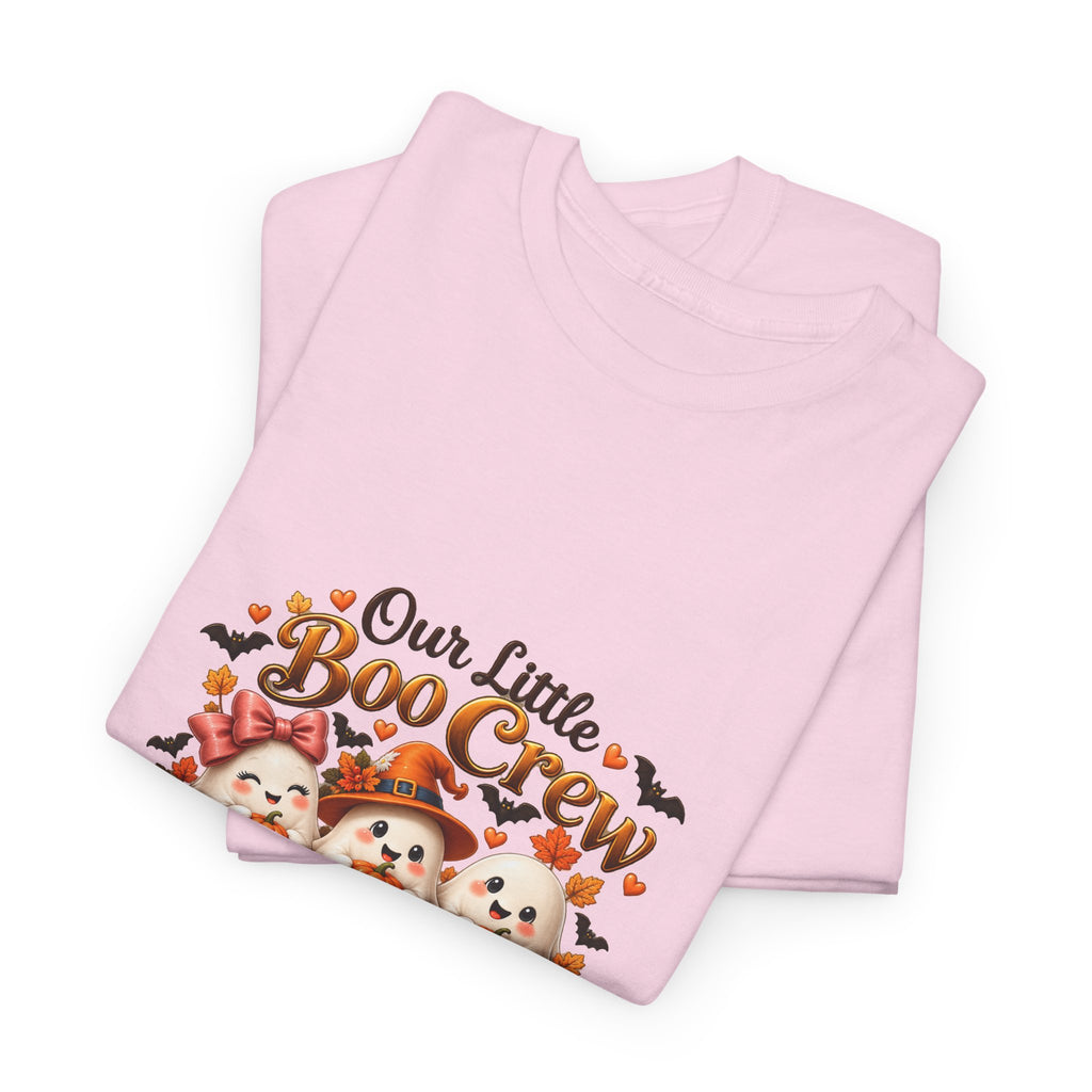 Personalized Boo Crew Halloween Shirt – Custom Kids Names Ghost Tee – Cute Mom Gift