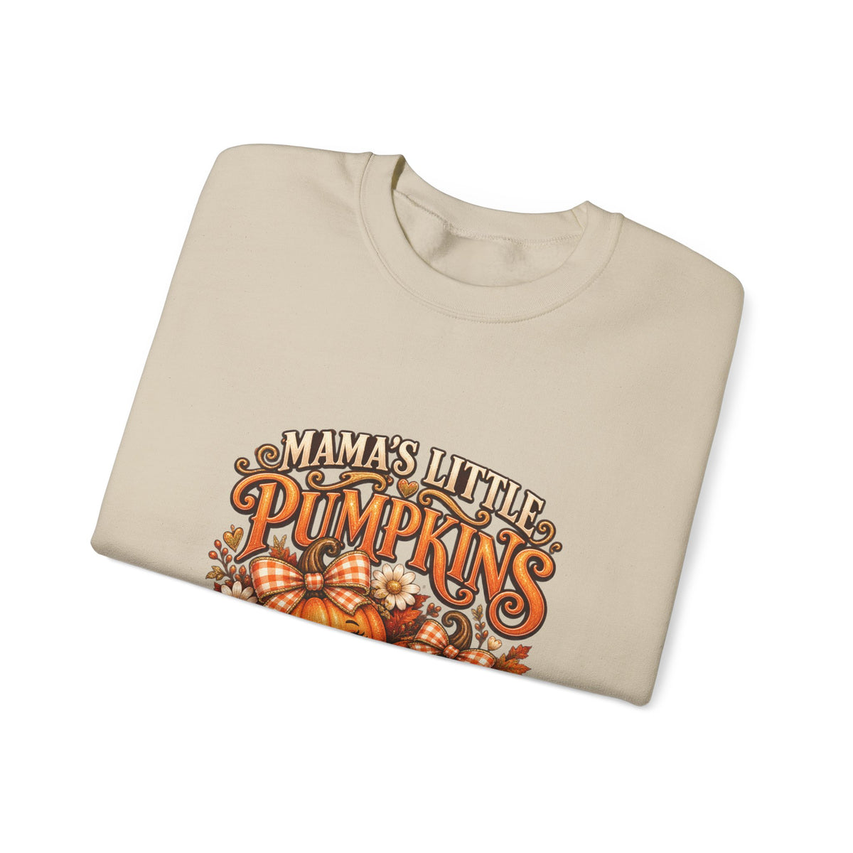 Mama’s Little Pumpkins Personalized Halloween Sweatshirt – Custom Two Names