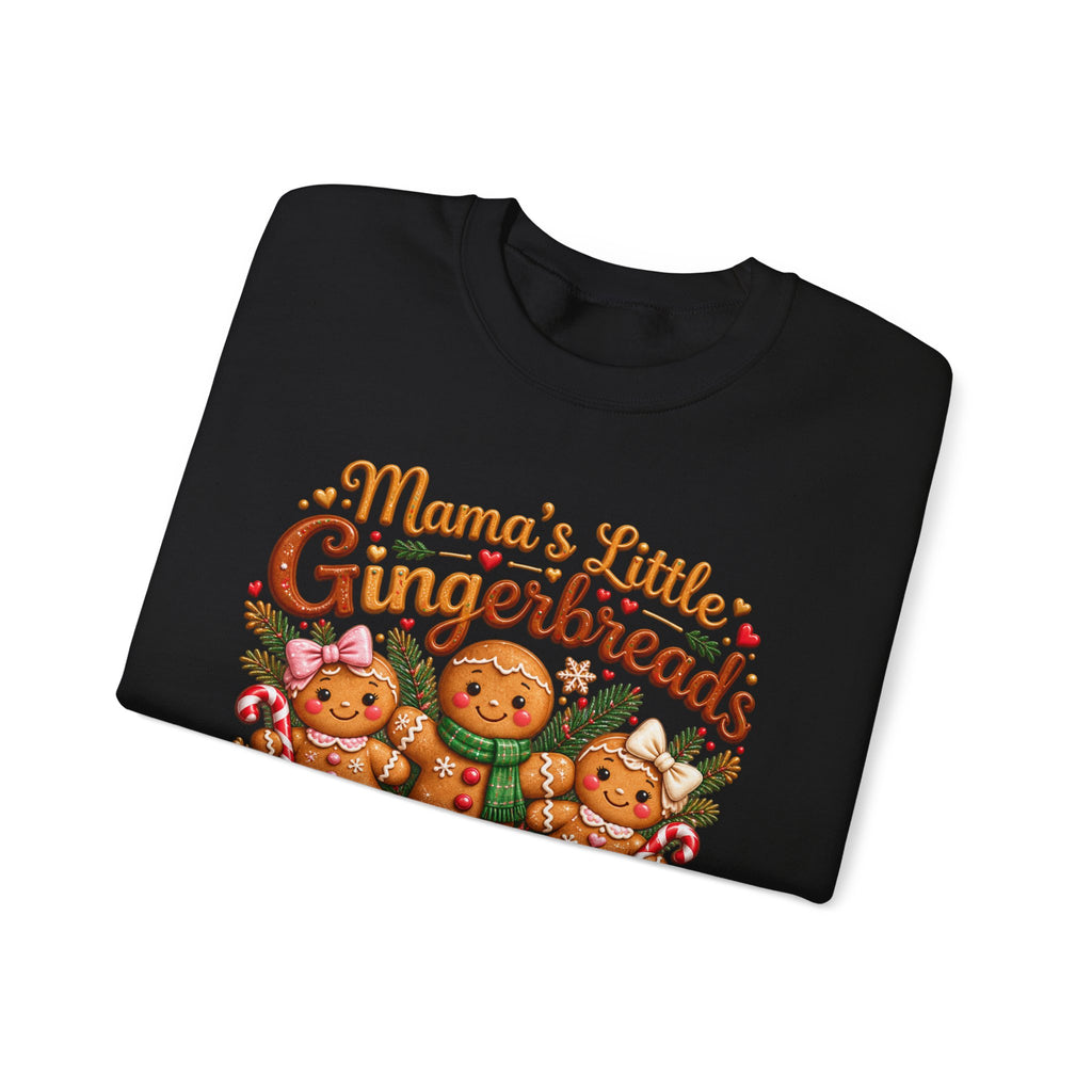 Mama’s Little Gingerbreads Personalized Christmas Sweatshirt – Custom Kids Names