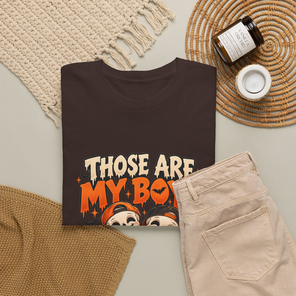 Those Are My Boys Personalized Halloween Shirt – Two Custom Names