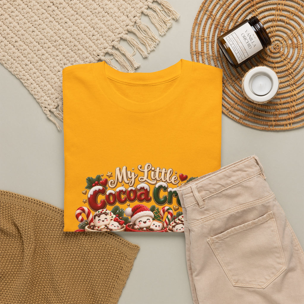 Personalized Christmas Cocoa Crew Shirt – Custom Kids Names Hot Chocolate Mom Tee