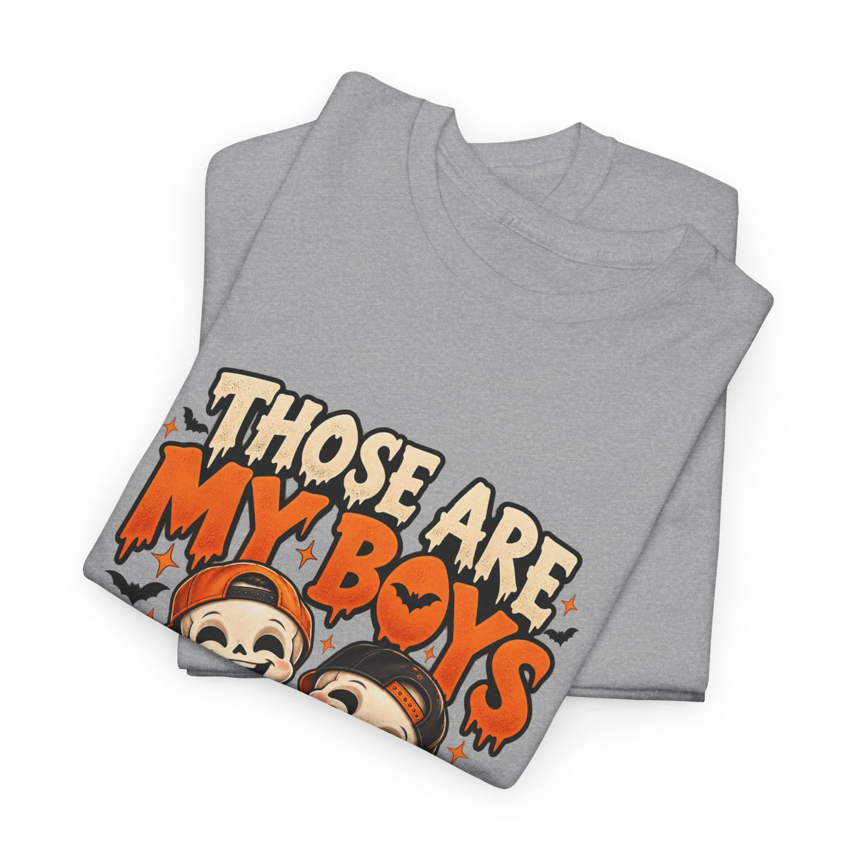 Those Are My Boys Personalized Halloween Shirt – Two Custom Names
