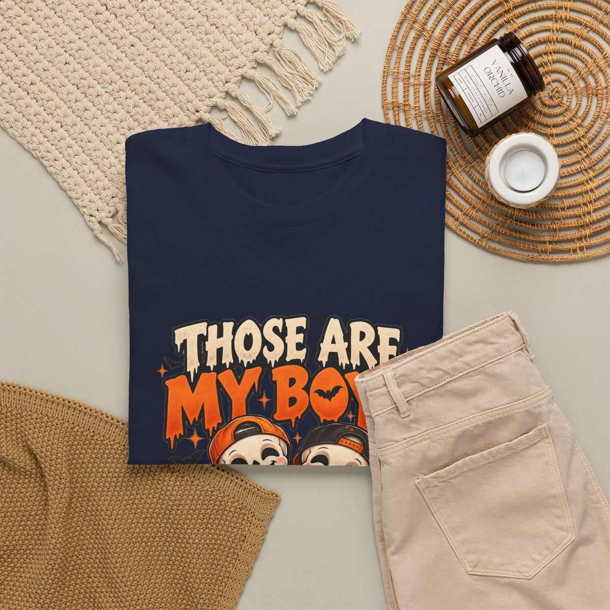 Those Are My Boys Personalized Halloween Shirt – Two Custom Names