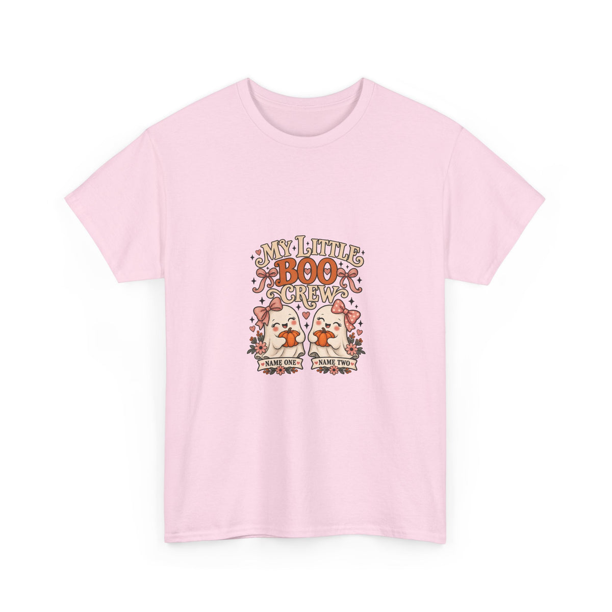 My Little Boo Crew Personalized Halloween Shirt – Two Custom Names