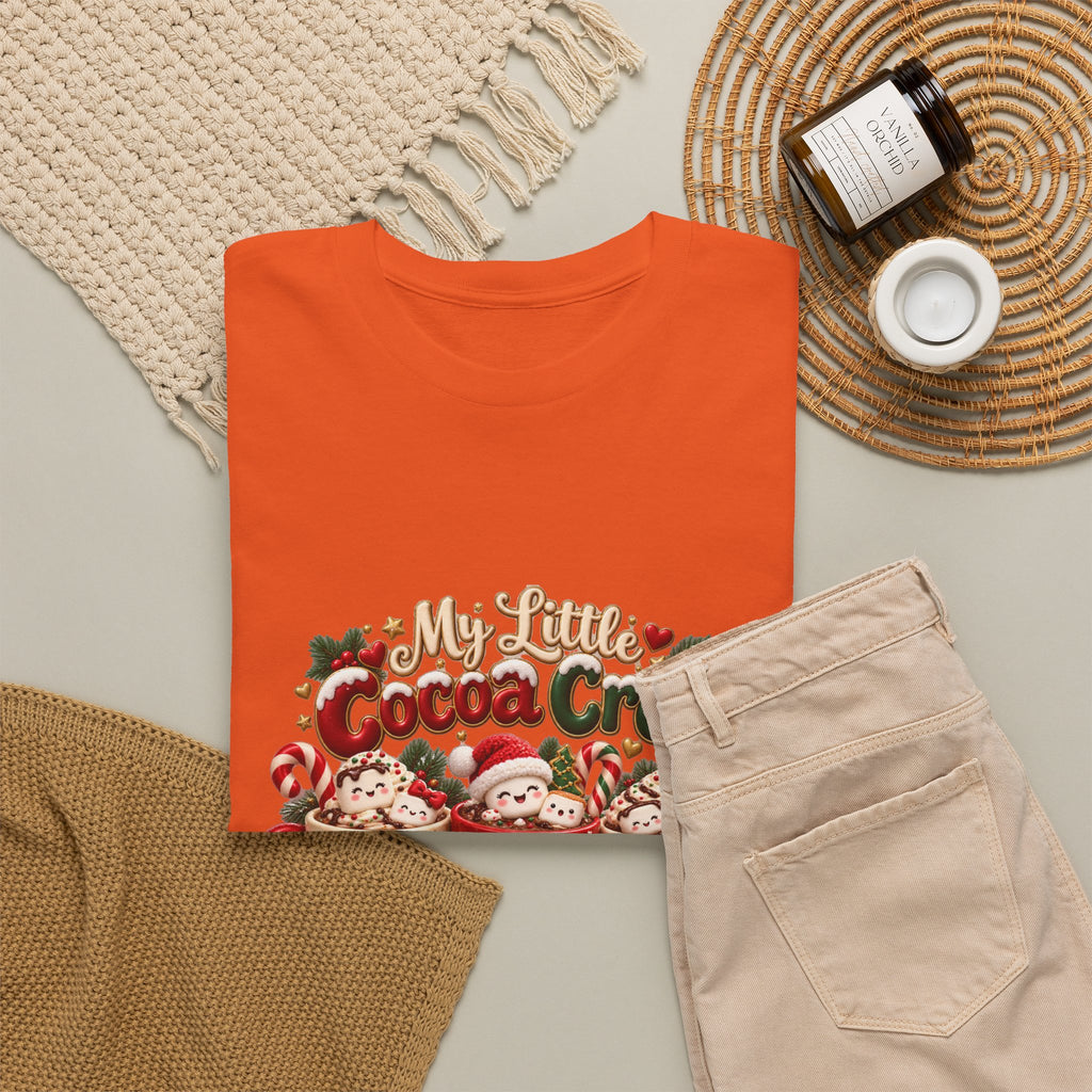 Personalized Christmas Cocoa Crew Shirt – Custom Kids Names Hot Chocolate Mom Tee