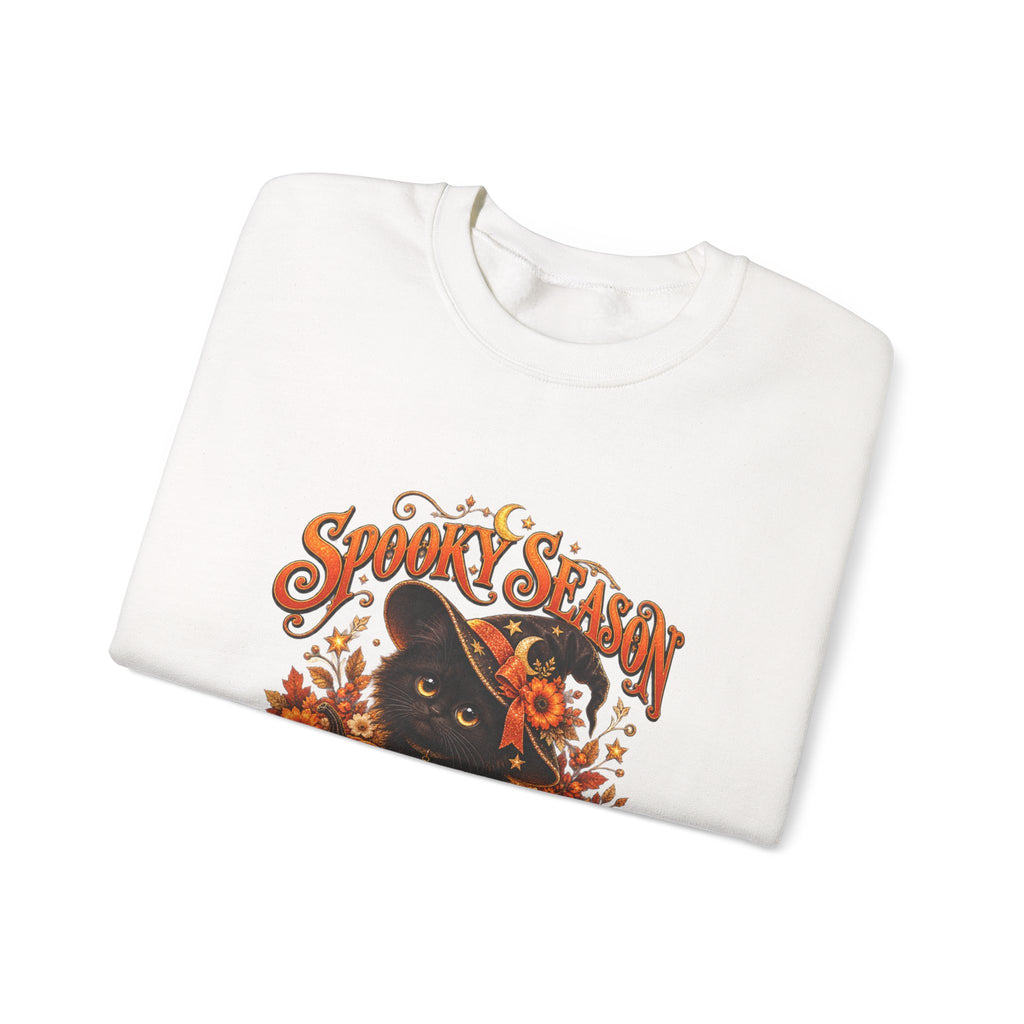 Spooky Season Personalized Halloween Sweatshirt – Custom Name