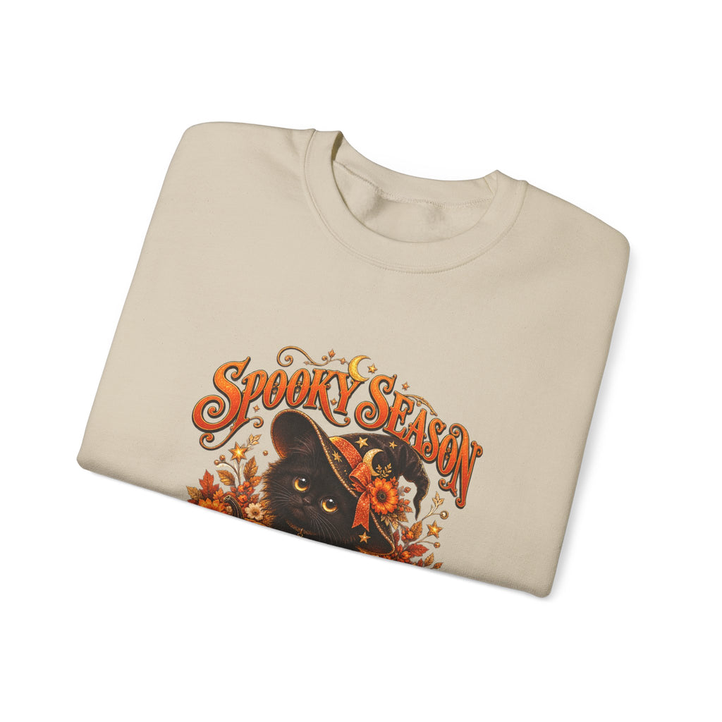 Spooky Season Personalized Halloween Sweatshirt – Custom Name