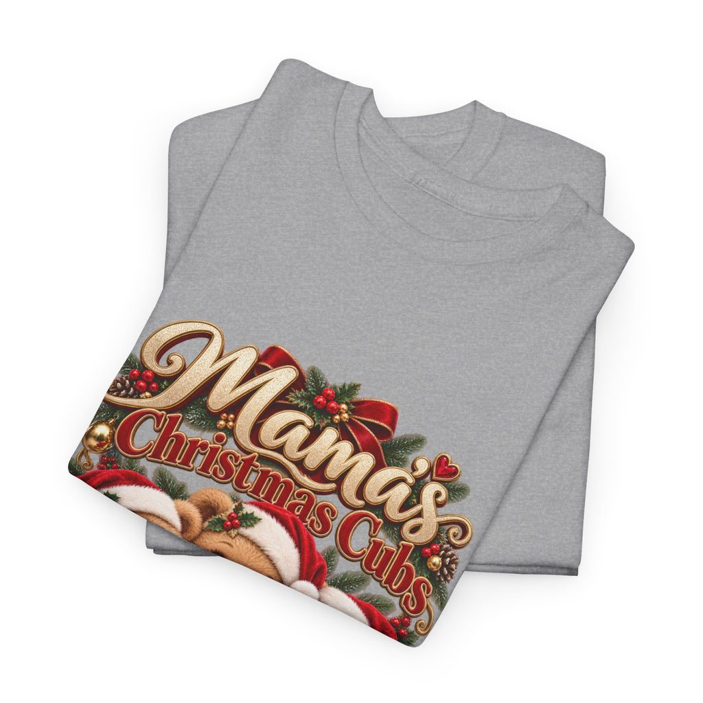 Mama’s Christmas Cubs Personalized Christmas Shirt – Custom Kids Names Teddy Bear Tee