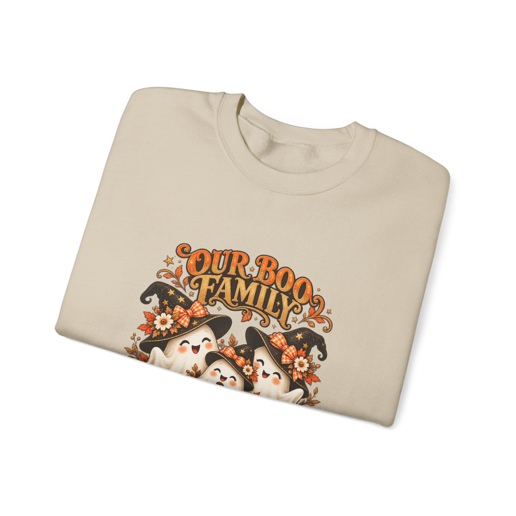 Our Boo Family Personalized Halloween Sweatshirt – Custom Family Name