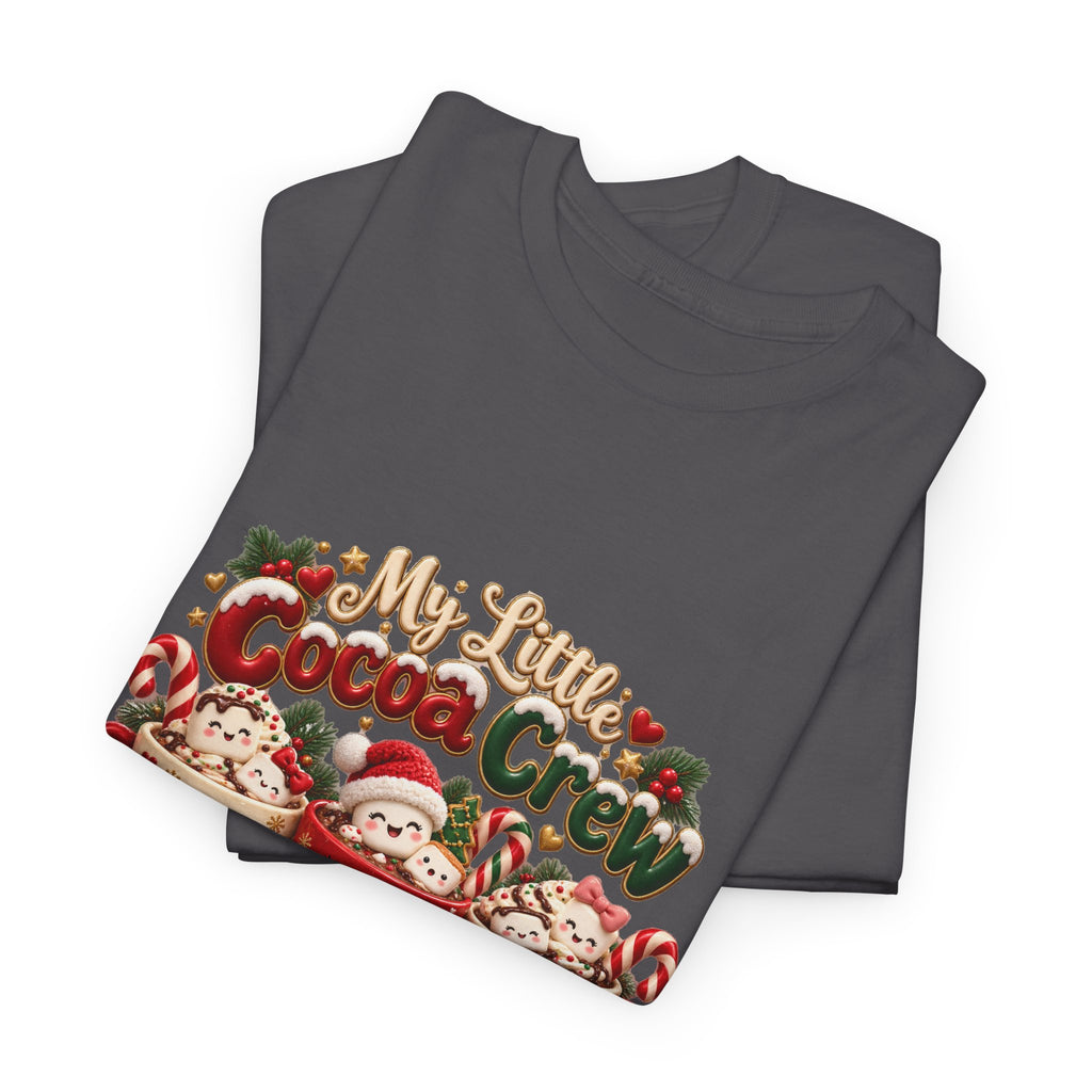 Personalized Christmas Cocoa Crew Shirt – Custom Kids Names Hot Chocolate Mom Tee