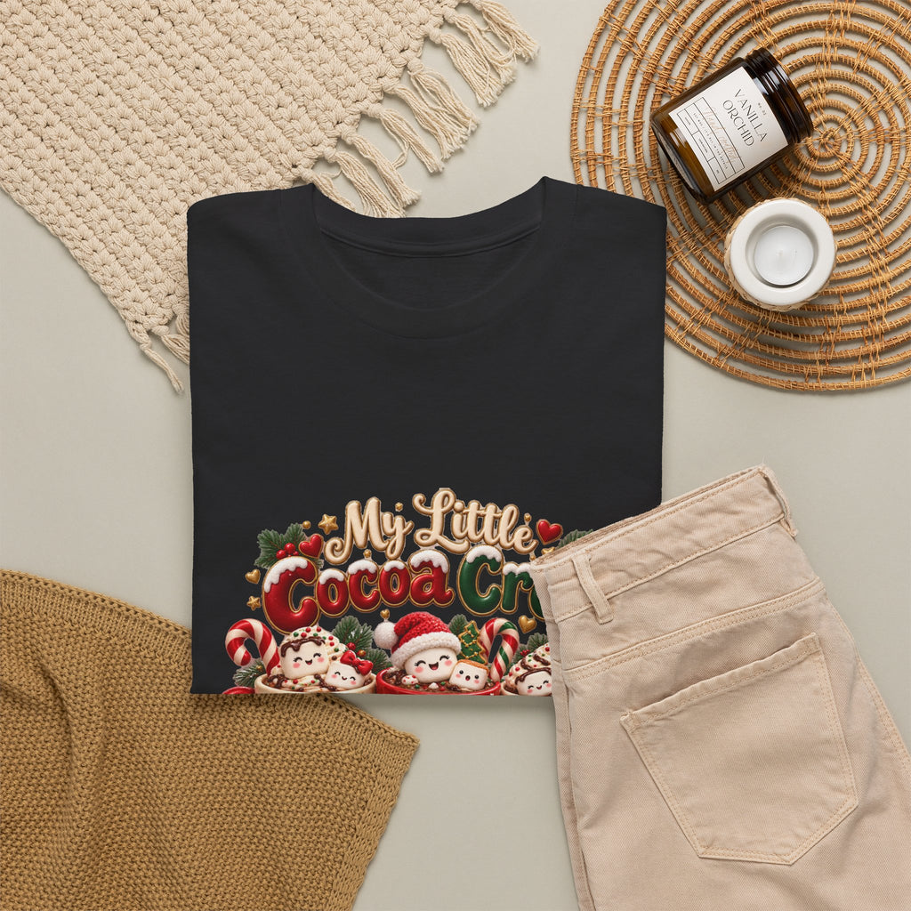 Personalized Christmas Cocoa Crew Shirt – Custom Kids Names Hot Chocolate Mom Tee
