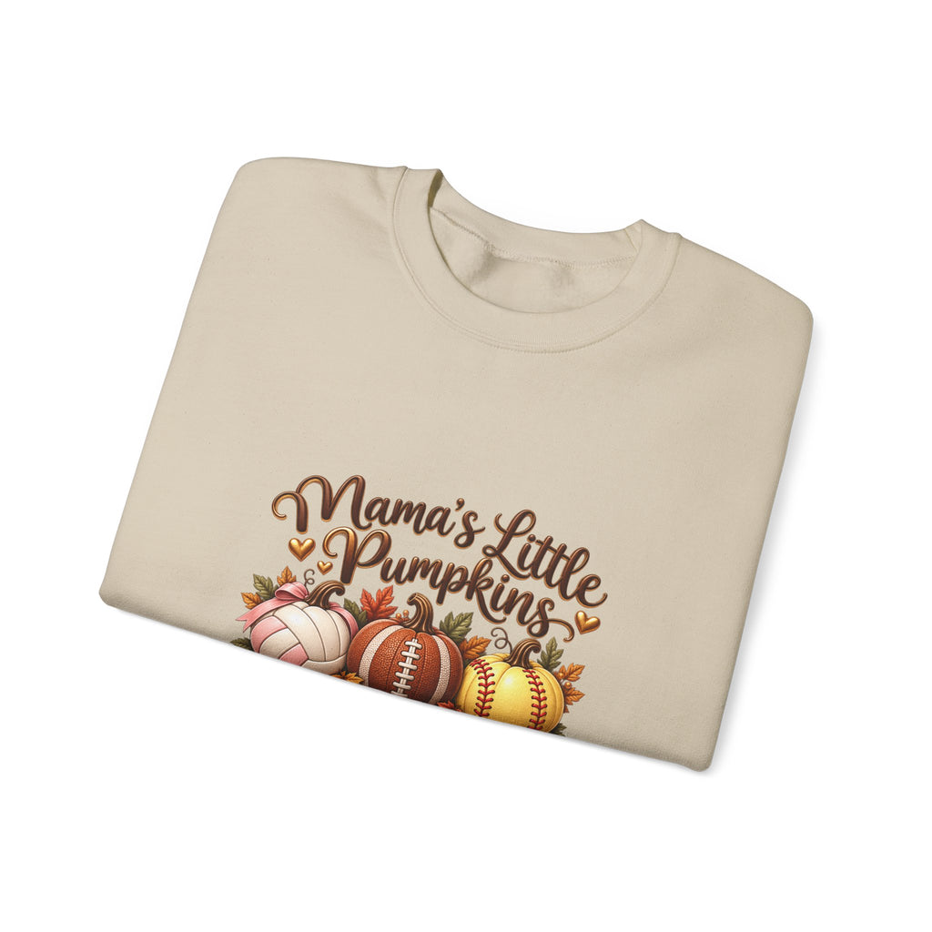 Mama’s Little Pumpkins Personalized Sports Mom Sweatshirt – Custom Kids Names