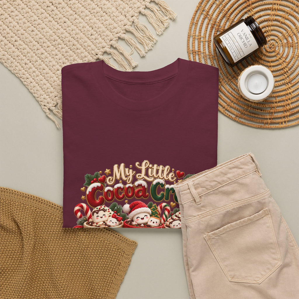 Personalized Christmas Cocoa Crew Shirt – Custom Kids Names Hot Chocolate Mom Tee