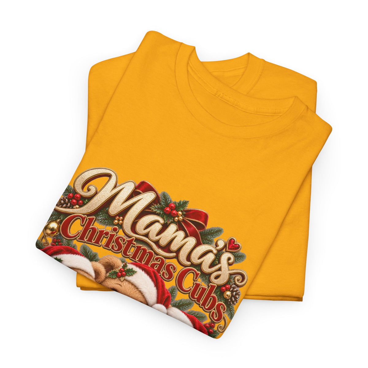 Mama’s Christmas Cubs Personalized Christmas Shirt – Custom Kids Names Teddy Bear Tee